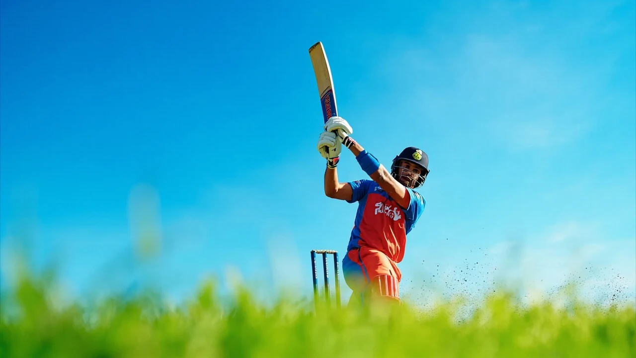 IPL 2026 all-rounder hitting over mid-wicket