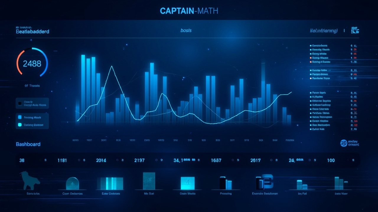 Captain math dashboard